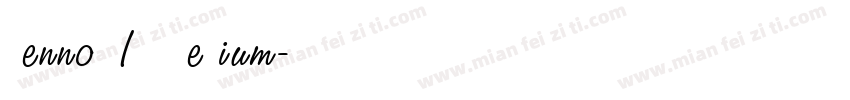 Lennox ITC Medium字体转换